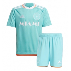 Strój piłkarski Inter Miami Koszulka Trzeciej dziecięce 2024-25 Krótki Rękaw (+ Krótkie spodenki)