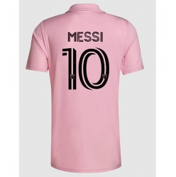 Strój piłkarski Inter Miami Lionel Messi #10 Koszulka Podstawowej 2023-24 Krótki Rękaw