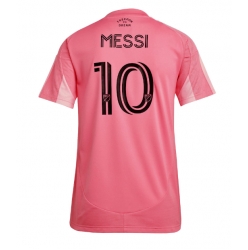 Strój piłkarski Inter Miami Lionel Messi #10 Koszulka Podstawowej damskie 2025-26 Krótki Rękaw