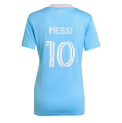 Strój piłkarski Inter Miami Lionel Messi #10 Koszulka Trzeciej damskie 2025-26 Krótki Rękaw