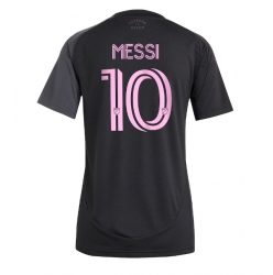 Strój piłkarski Inter Miami Lionel Messi #10 Koszulka Wyjazdowej damskie 2025-26 Krótki Rękaw