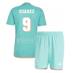 Strój piłkarski Inter Miami Luis Suarez #9 Koszulka Trzeciej dziecięce 2024-25 Krótki Rękaw (+ Krótkie spodenki)