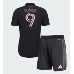 Strój piłkarski Inter Miami Luis Suarez #9 Koszulka Wyjazdowej dziecięce 2026-27 Krótki Rękaw (+ Krótkie spodenki)