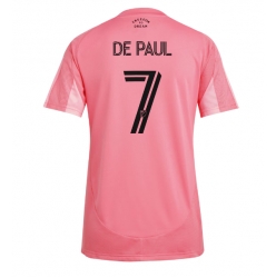 Strój piłkarski Inter Miami Rodrigo De Paul #7 Koszulka Podstawowej damskie 2025-26 Krótki Rękaw