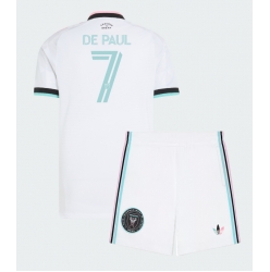 Strój piłkarski Inter Miami Rodrigo De Paul #7 Koszulka Trzeciej dziecięce 2026-27 Krótki Rękaw (+ Krótkie spodenki)