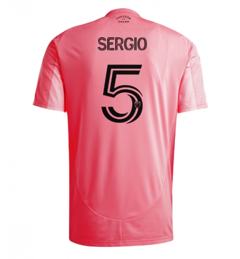 Strój piłkarski Inter Miami Sergio Busquets #5 Koszulka Podstawowej 2025-26 Krótki Rękaw Strój piłkarski Inter Miami Sergio Busquets #5 Koszulka Podstawowej 2025-26 Krótki Rękaw