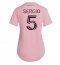 Strój piłkarski Inter Miami Sergio Busquets #5 Koszulka Podstawowej damskie 2023-24 Krótki Rękaw