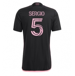 Strój piłkarski Inter Miami Sergio Busquets #5 Koszulka Wyjazdowej 2023-24 Krótki Rękaw