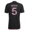 Strój piłkarski Inter Miami Sergio Busquets #5 Koszulka Wyjazdowej 2023-24 Krótki Rękaw