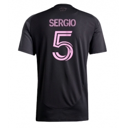 Strój piłkarski Inter Miami Sergio Busquets #5 Koszulka Wyjazdowej 2025-26 Krótki Rękaw