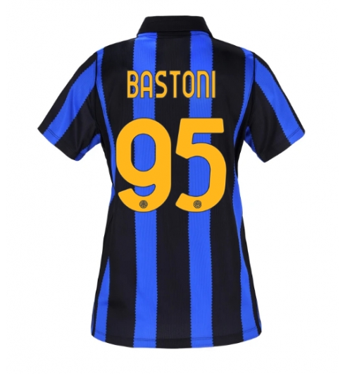Strój piłkarski Inter Milan Alessandro Bastoni #95 Koszulka Podstawowej damskie 2026-27 Krótki Rękaw Strój piłkarski Inter Milan Alessandro Bastoni #95 Koszulka Podstawowej damskie 2026-27 Krótki Rękaw