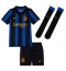 Strój piłkarski Inter Milan Alessandro Bastoni #95 Koszulka Podstawowej dziecięce 2026-27 Krótki Rękaw (+ Krótkie spodenki)