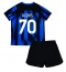 Strój piłkarski Inter Milan Alexis Sanchez #70 Koszulka Podstawowej dziecięce 2023-24 Krótki Rękaw (+ Krótkie spodenki)