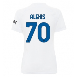 Strój piłkarski Inter Milan Alexis Sanchez #70 Koszulka Wyjazdowej damskie 2023-24 Krótki Rękaw