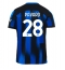 Strój piłkarski Inter Milan Benjamin Pavard #28 Koszulka Podstawowej 2023-24 Krótki Rękaw