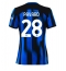 Strój piłkarski Inter Milan Benjamin Pavard #28 Koszulka Podstawowej damskie 2023-24 Krótki Rękaw