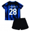 Strój piłkarski Inter Milan Benjamin Pavard #28 Koszulka Podstawowej dziecięce 2023-24 Krótki Rękaw (+ Krótkie spodenki)