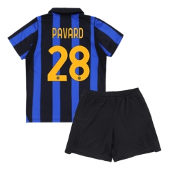 Strój piłkarski Inter Milan Benjamin Pavard #28 Koszulka Podstawowej dziecięce 2026-27 Krótki Rękaw (+ Krótkie spodenki)