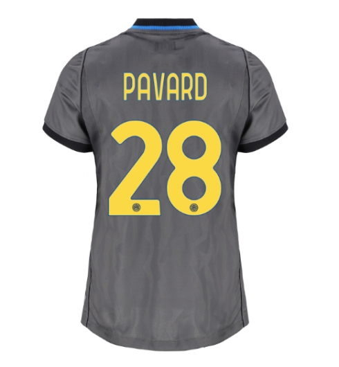 Strój piłkarski Inter Milan Benjamin Pavard #28 Koszulka Trzeciej damskie 2026-27 Krótki Rękaw Strój piłkarski Inter Milan Benjamin Pavard #28 Koszulka Trzeciej damskie 2026-27 Krótki Rękaw