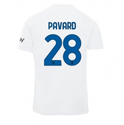 Strój piłkarski Inter Milan Benjamin Pavard #28 Koszulka Wyjazdowej 2023-24 Krótki Rękaw