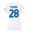 Strój piłkarski Inter Milan Benjamin Pavard #28 Koszulka Wyjazdowej damskie 2023-24 Krótki Rękaw