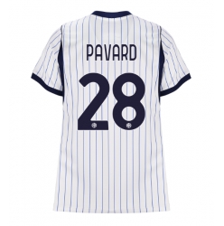Strój piłkarski Inter Milan Benjamin Pavard #28 Koszulka Wyjazdowej damskie 2026-27 Krótki Rękaw