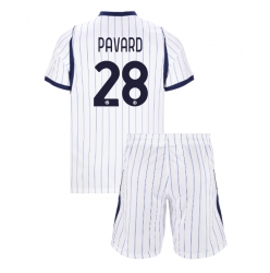 Strój piłkarski Inter Milan Benjamin Pavard #28 Koszulka Wyjazdowej dziecięce 2026-27 Krótki Rękaw (+ Krótkie spodenki)