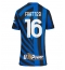 Strój piłkarski Inter Milan Davide Frattesi #16 Koszulka Podstawowej damskie 2024-25 Krótki Rękaw