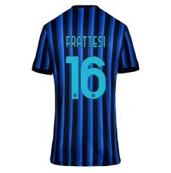 Strój piłkarski Inter Milan Davide Frattesi #16 Koszulka Podstawowej damskie 2025-26 Krótki Rękaw