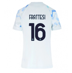 Strój piłkarski Inter Milan Davide Frattesi #16 Koszulka Wyjazdowej damskie 2025-26 Krótki Rękaw