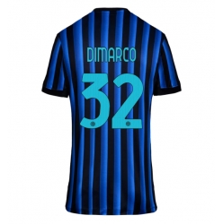 Strój piłkarski Inter Milan Federico Dimarco #32 Koszulka Podstawowej damskie 2025-26 Krótki Rękaw