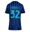 Strój piłkarski Inter Milan Federico Dimarco #32 Koszulka Podstawowej damskie 2025-26 Krótki Rękaw