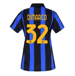 Strój piłkarski Inter Milan Federico Dimarco #32 Koszulka Podstawowej damskie 2026-27 Krótki Rękaw