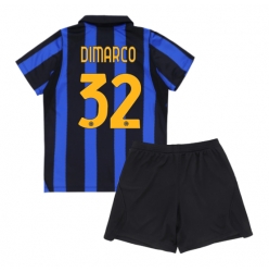 Strój piłkarski Inter Milan Federico Dimarco #32 Koszulka Podstawowej dziecięce 2026-27 Krótki Rękaw (+ Krótkie spodenki)