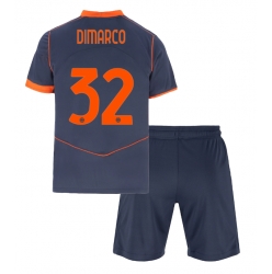 Strój piłkarski Inter Milan Federico Dimarco #32 Koszulka Trzeciej dziecięce 2025-26 Krótki Rękaw (+ Krótkie spodenki)