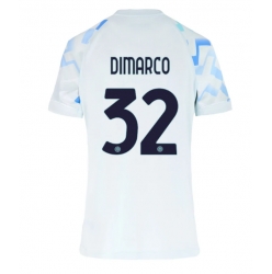 Strój piłkarski Inter Milan Federico Dimarco #32 Koszulka Wyjazdowej damskie 2025-26 Krótki Rękaw