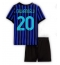 Strój piłkarski Inter Milan Hakan Calhanoglu #20 Koszulka Podstawowej dziecięce 2025-26 Krótki Rękaw (+ Krótkie spodenki)