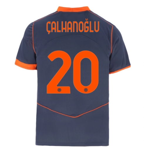 Strój piłkarski Inter Milan Hakan Calhanoglu #20 Koszulka Trzeciej 2025-26 Krótki Rękaw Strój piłkarski Inter Milan Hakan Calhanoglu #20 Koszulka Trzeciej 2025-26 Krótki Rękaw