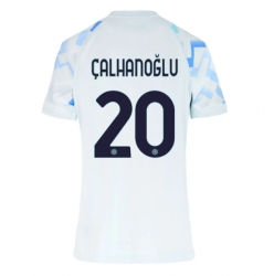 Strój piłkarski Inter Milan Hakan Calhanoglu #20 Koszulka Wyjazdowej damskie 2025-26 Krótki Rękaw