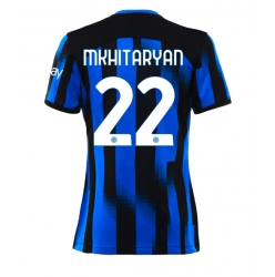 Strój piłkarski Inter Milan Henrikh Mkhitaryan #22 Koszulka Podstawowej damskie 2023-24 Krótki Rękaw
