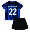 Strój piłkarski Inter Milan Henrikh Mkhitaryan #22 Koszulka Podstawowej dziecięce 2023-24 Krótki Rękaw (+ Krótkie spodenki)