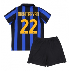 Strój piłkarski Inter Milan Henrikh Mkhitaryan #22 Koszulka Podstawowej dziecięce 2026-27 Krótki Rękaw (+ Krótkie spodenki)