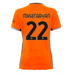 Strój piłkarski Inter Milan Henrikh Mkhitaryan #22 Koszulka Trzeciej damskie 2023-24 Krótki Rękaw