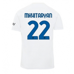 Strój piłkarski Inter Milan Henrikh Mkhitaryan #22 Koszulka Wyjazdowej 2023-24 Krótki Rękaw