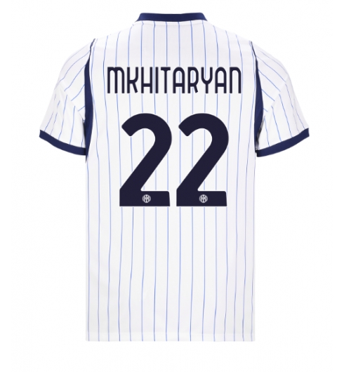 Strój piłkarski Inter Milan Henrikh Mkhitaryan #22 Koszulka Wyjazdowej 2026-27 Krótki Rękaw Strój piłkarski Inter Milan Henrikh Mkhitaryan #22 Koszulka Wyjazdowej 2026-27 Krótki Rękaw
