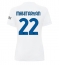 Strój piłkarski Inter Milan Henrikh Mkhitaryan #22 Koszulka Wyjazdowej damskie 2023-24 Krótki Rękaw