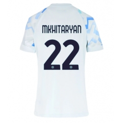 Strój piłkarski Inter Milan Henrikh Mkhitaryan #22 Koszulka Wyjazdowej damskie 2025-26 Krótki Rękaw
