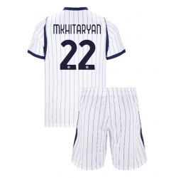 Strój piłkarski Inter Milan Henrikh Mkhitaryan #22 Koszulka Wyjazdowej dziecięce 2026-27 Krótki Rękaw (+ Krótkie spodenki)