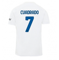 Strój piłkarski Inter Milan Juan Cuadrado #7 Koszulka Wyjazdowej 2023-24 Krótki Rękaw
