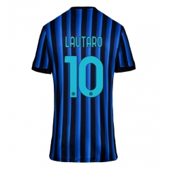 Strój piłkarski Inter Milan Lautaro Martinez #10 Koszulka Podstawowej damskie 2025-26 Krótki Rękaw